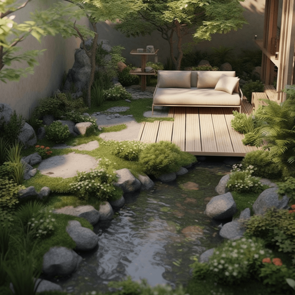 Japanese-style garden